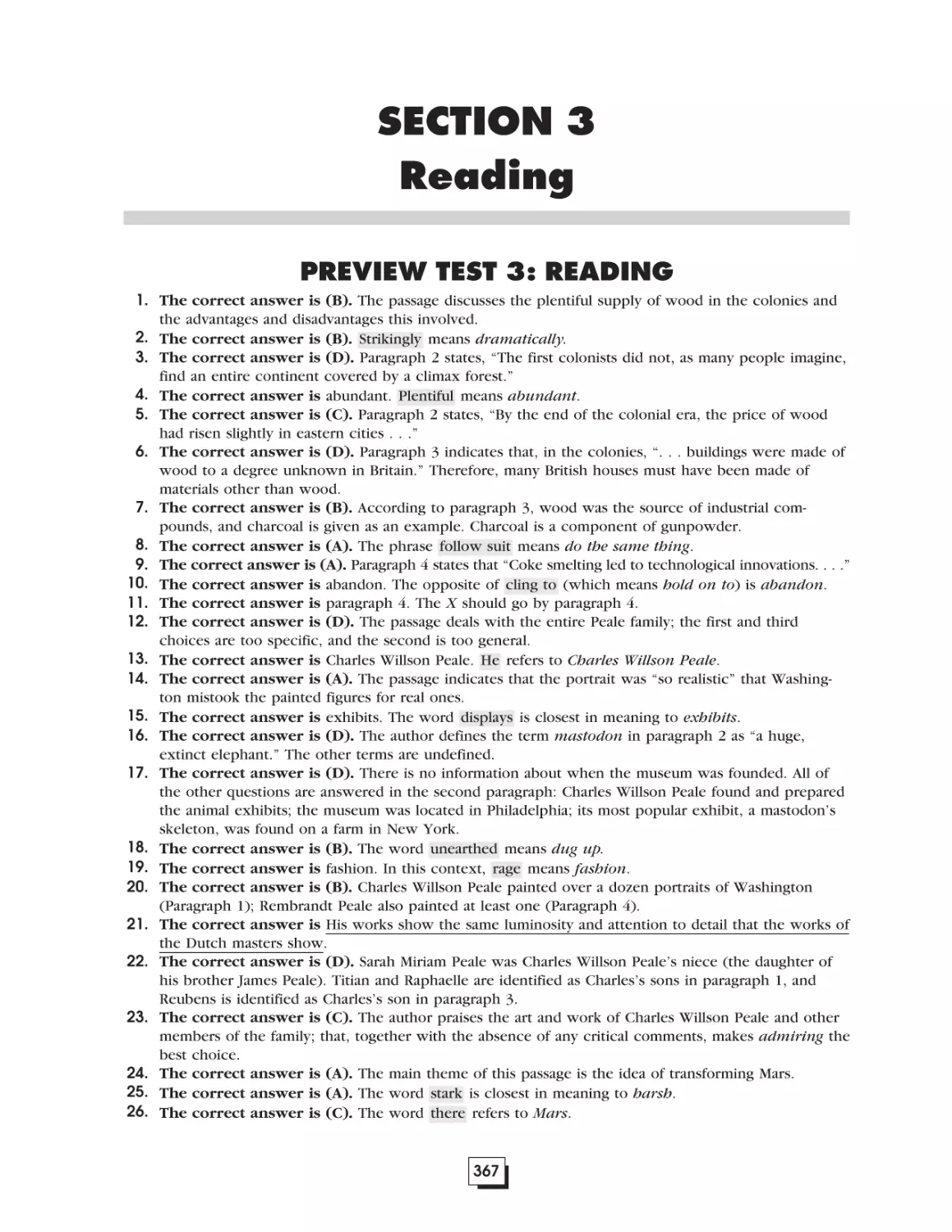 Section 3.  Reading . . . . . . . . . . . . . . . . . . . . . . . . . . . . . . . . . . . . . . . . . . .