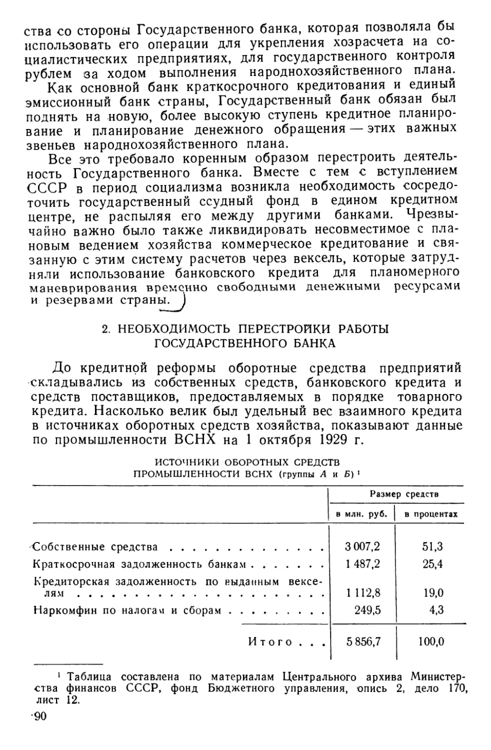 2. Необходимость перестройки работы Государственного банка