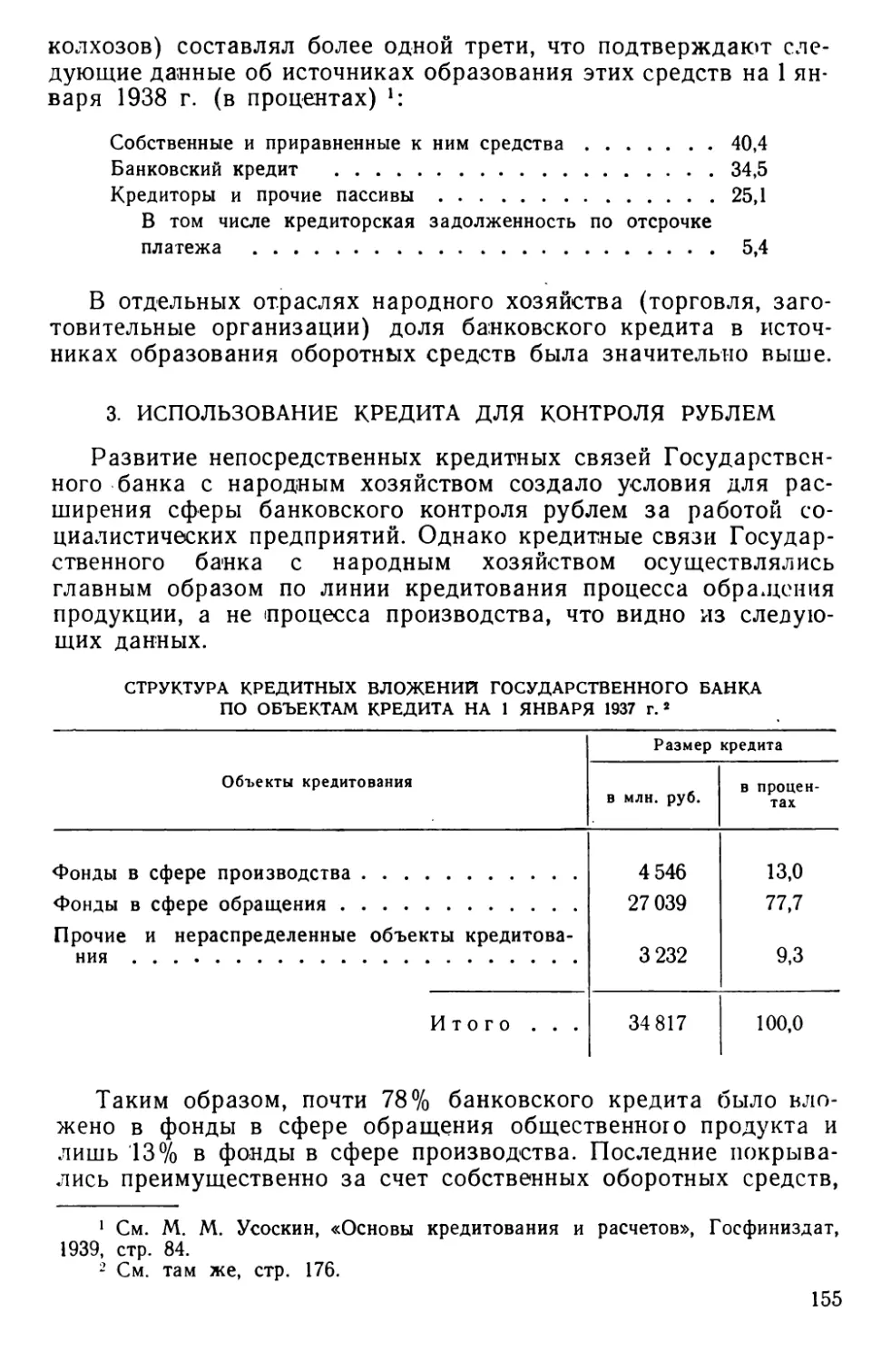 3. Использование кредита для контроля рублем