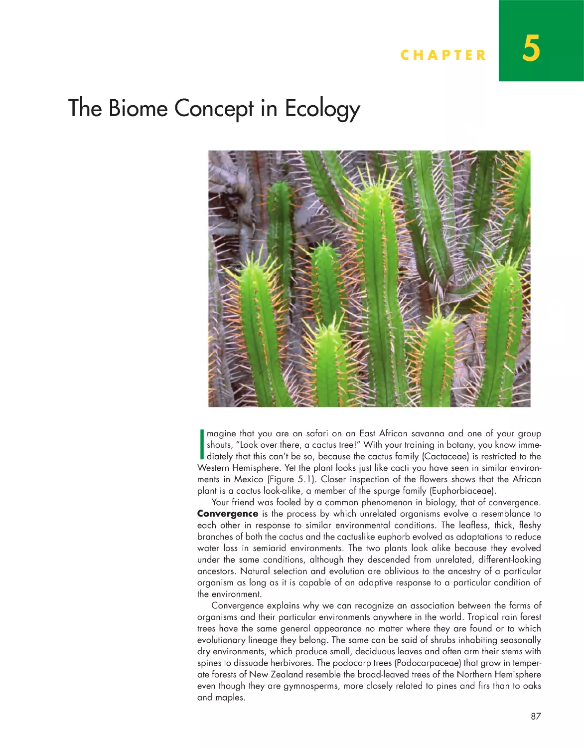 Chapter 5: The Biome Concept in Ecology