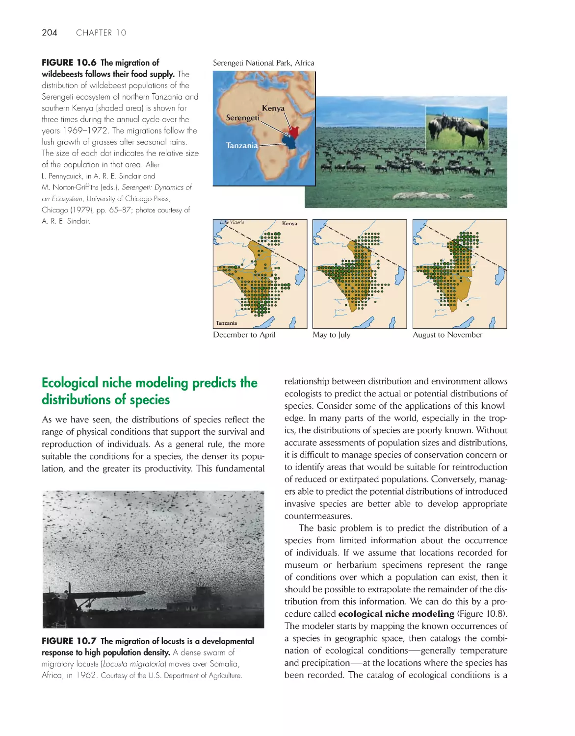 Ecological niche modeling predicts the distributions of species