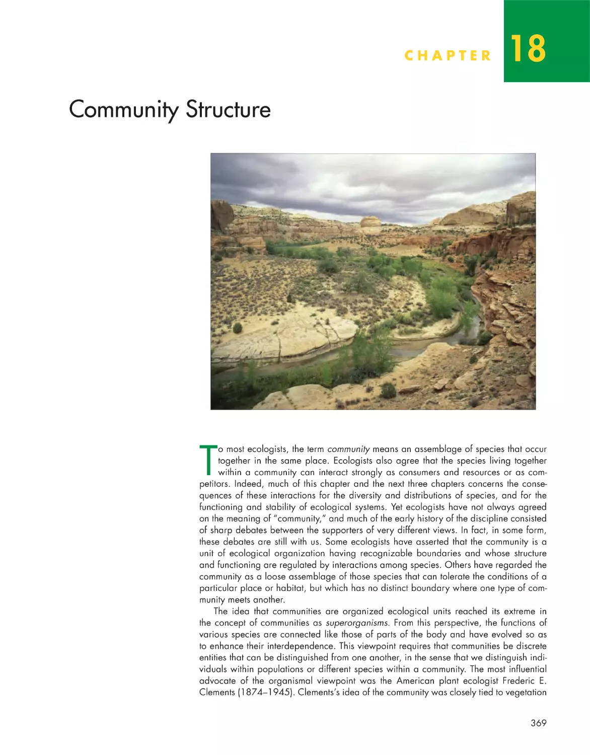 Chapter 18: Community Structure