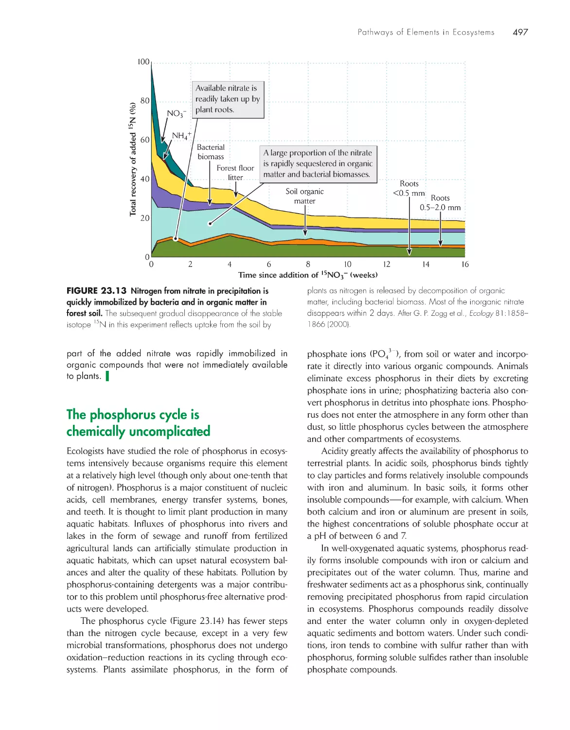 The phosphorus cycle is chemically uncomplicated