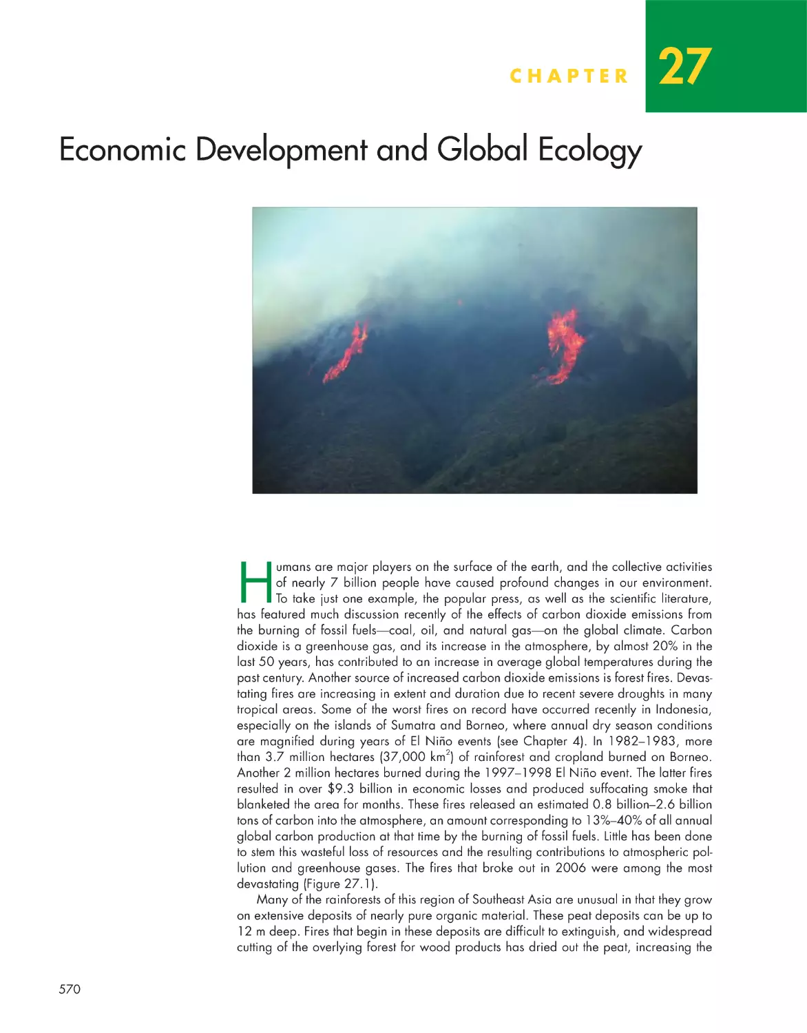 Chapter 27: Economic Development and Global Ecology