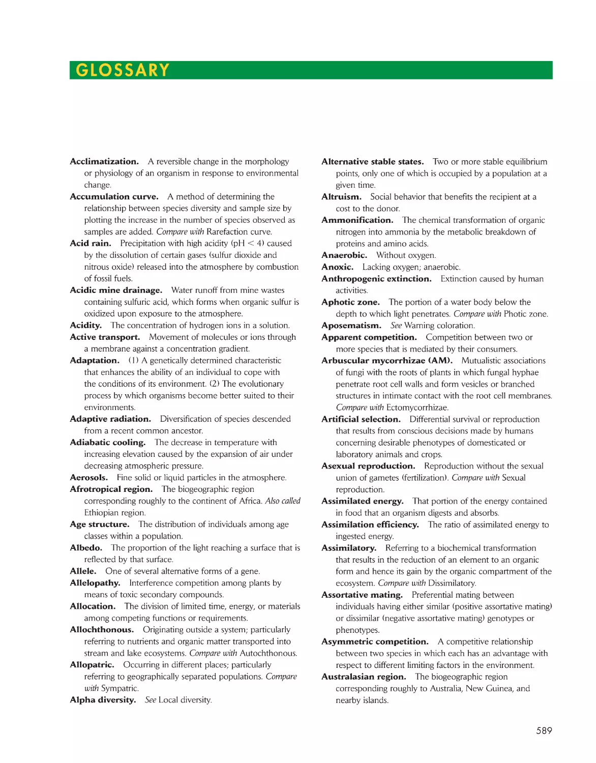 Glossary