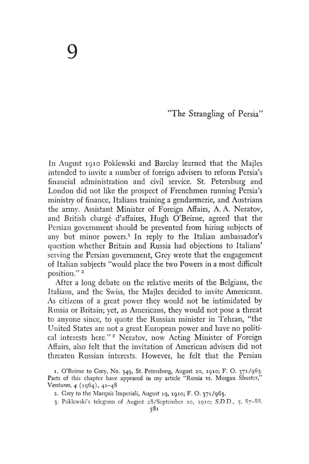 9. “The Strangling of Persia”