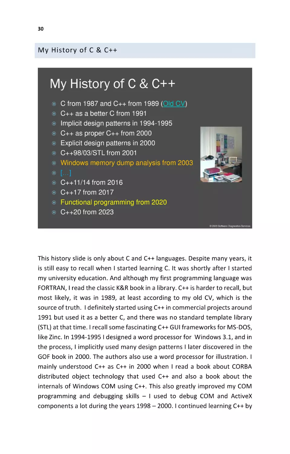 My History of C & C++