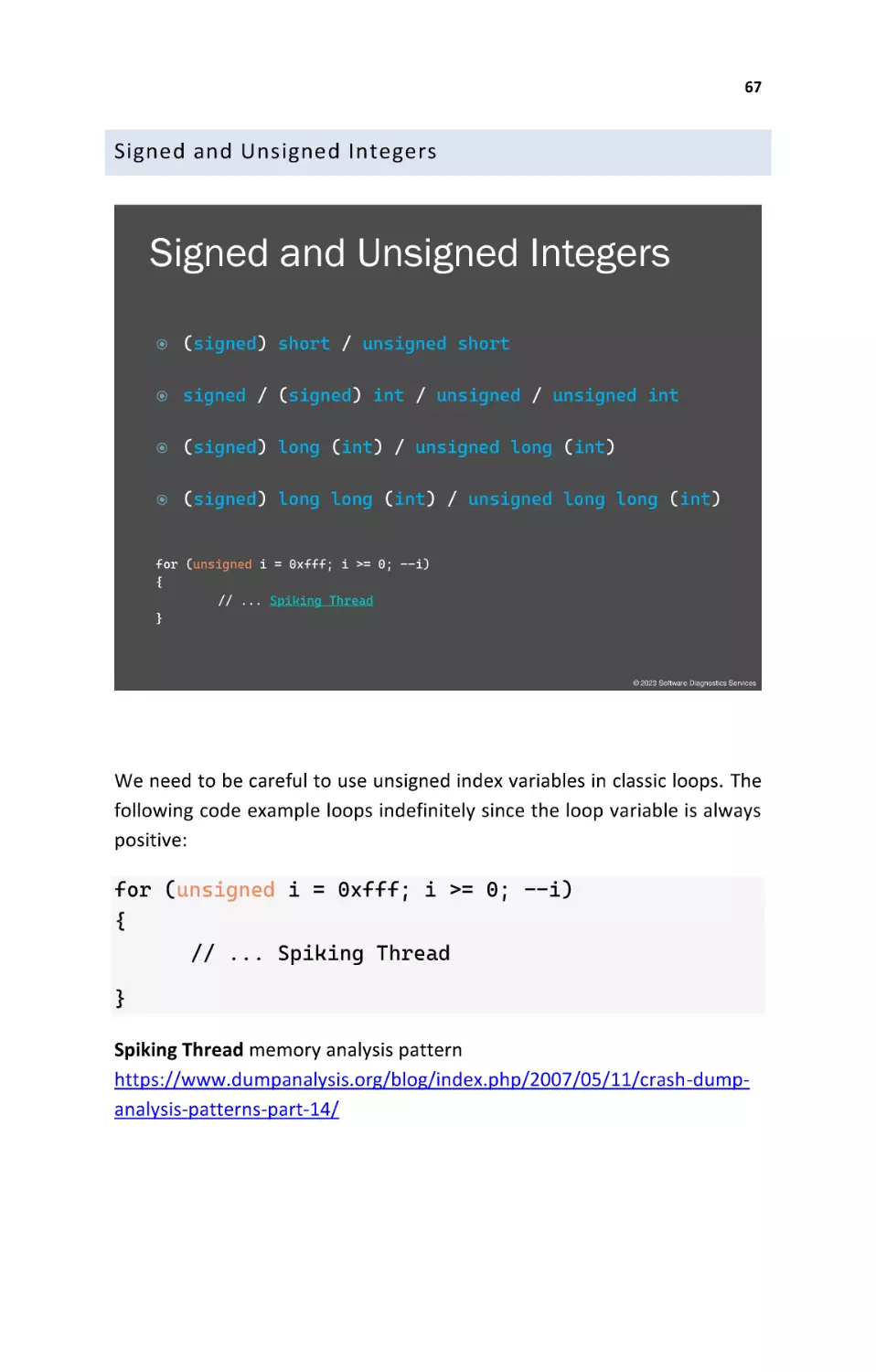 Signed and Unsigned Integers