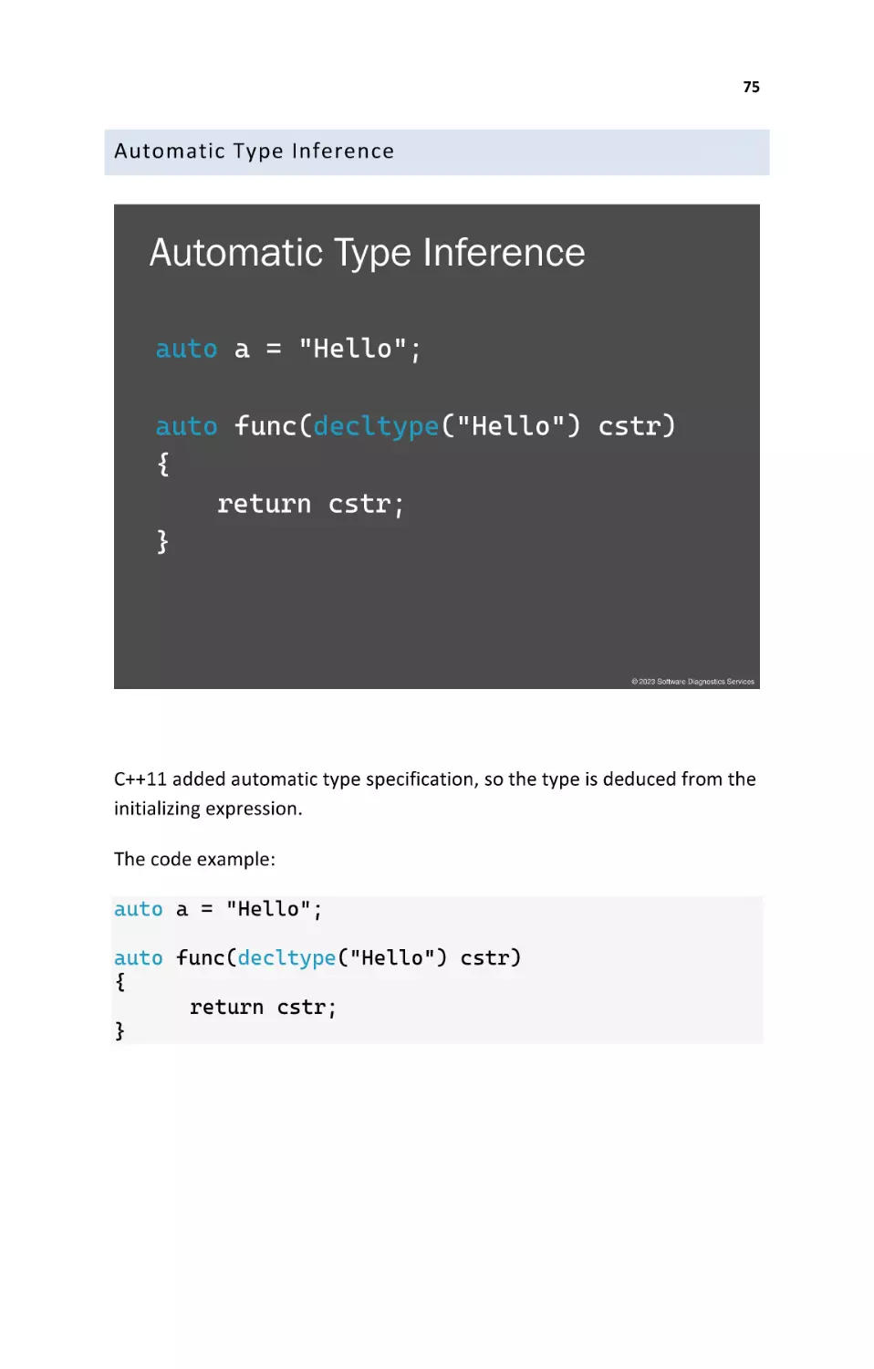 Automatic Type Inference