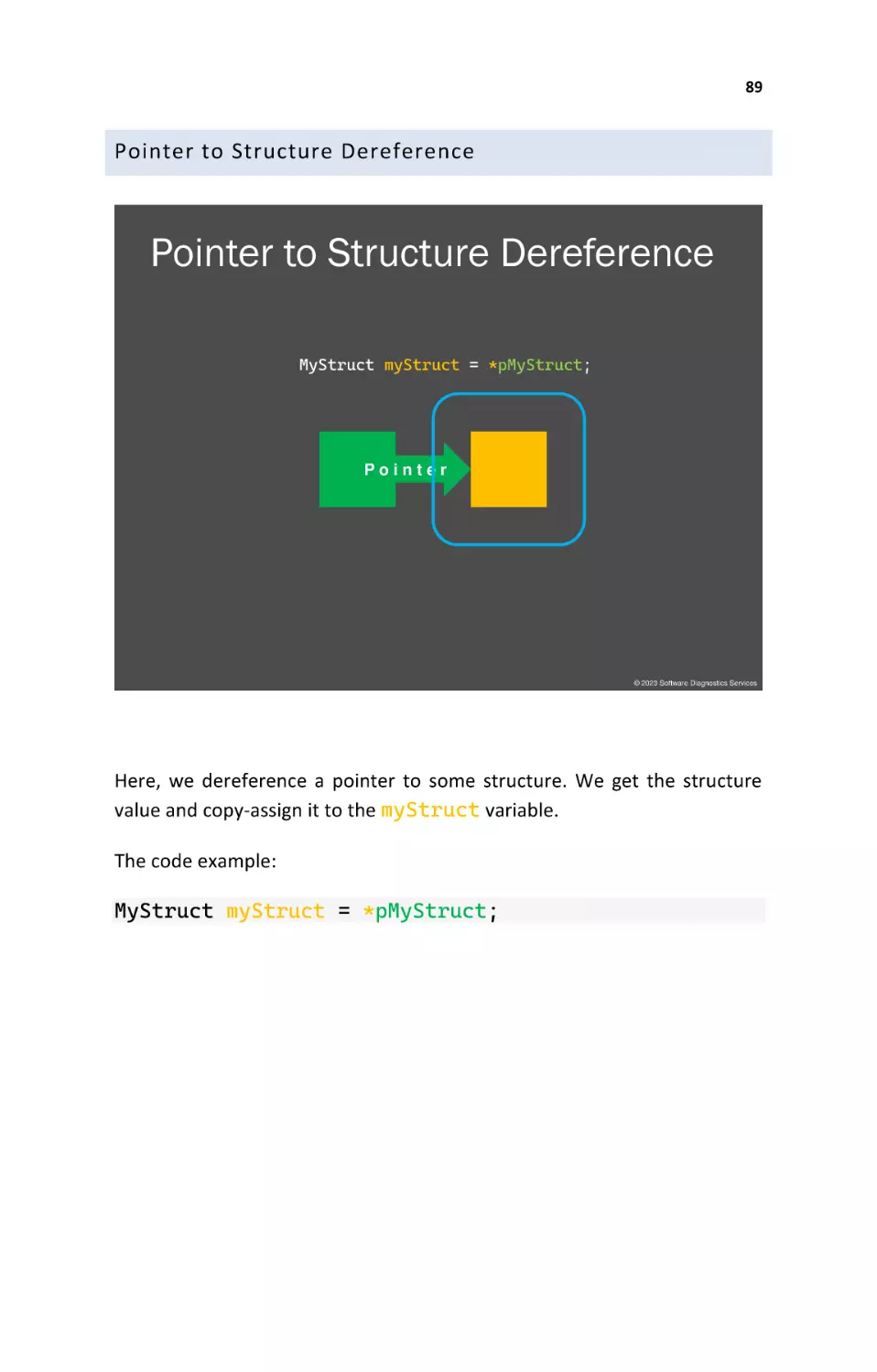 Pointer to Structure Dereference