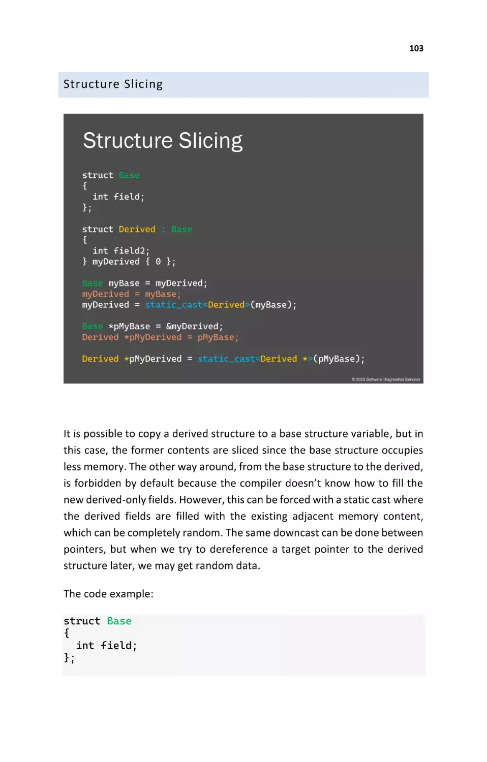 Structure Slicing