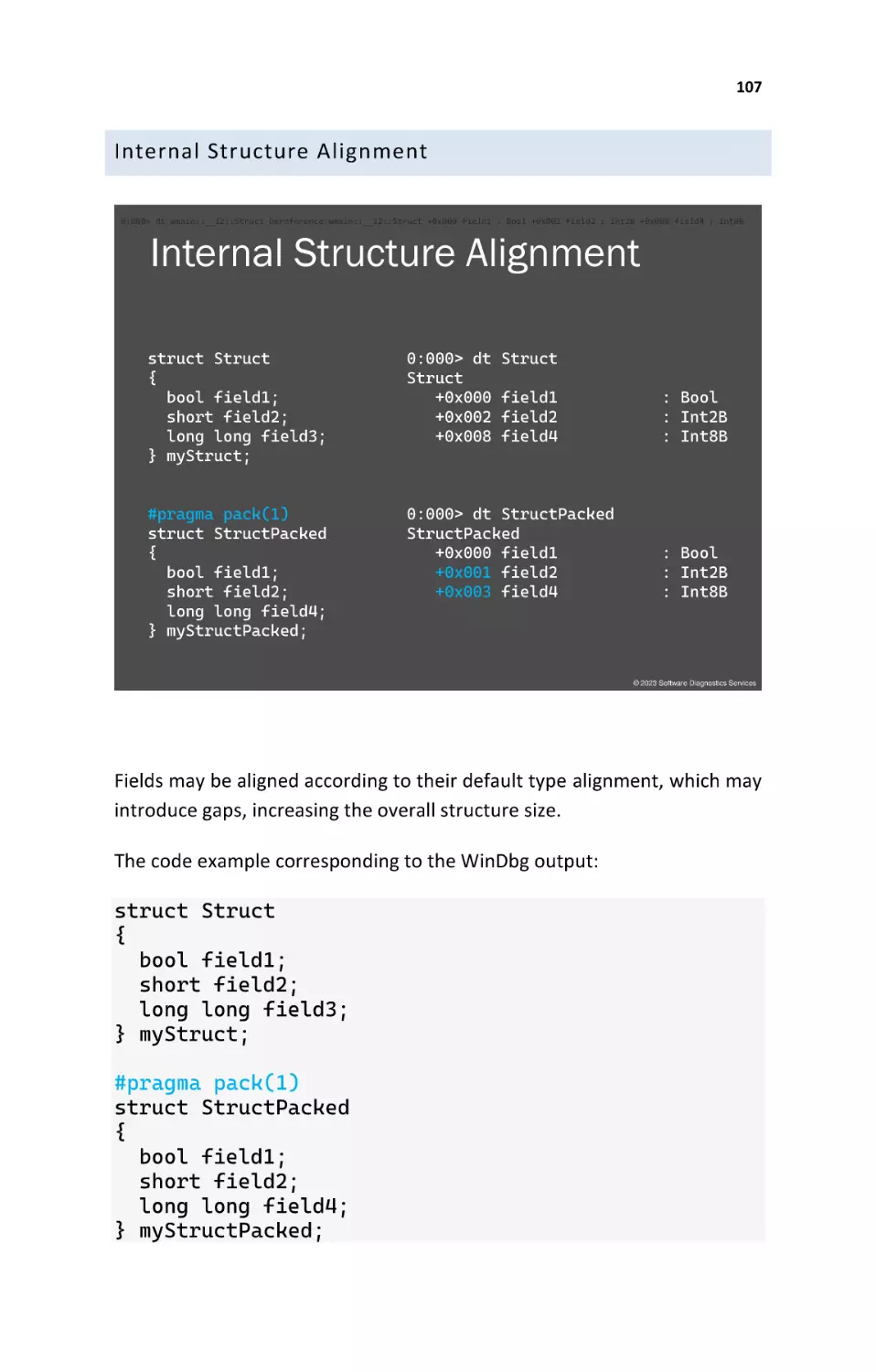 Internal Structure Alignment