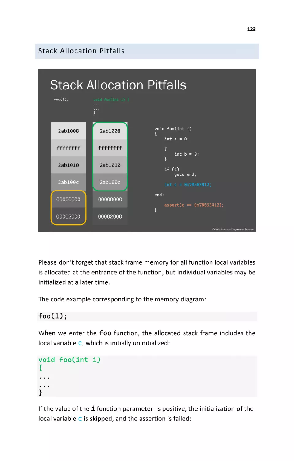 Stack Allocation Pitfalls