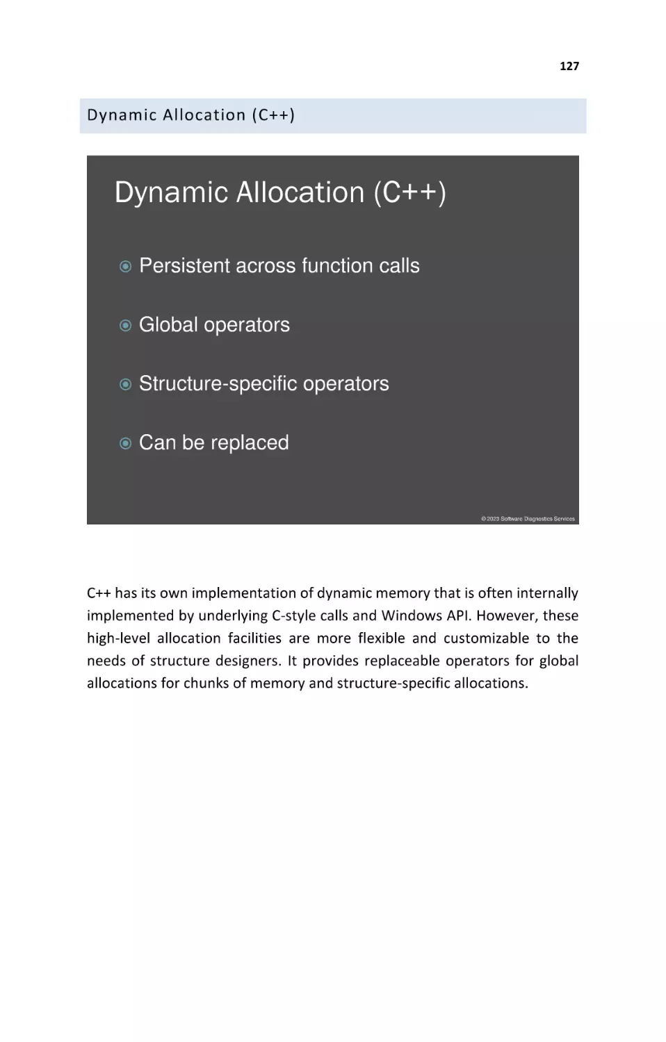 Dynamic Allocation (C++)