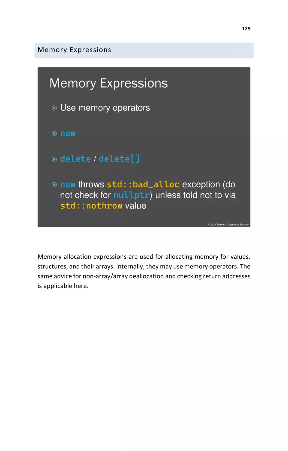 Memory Expressions