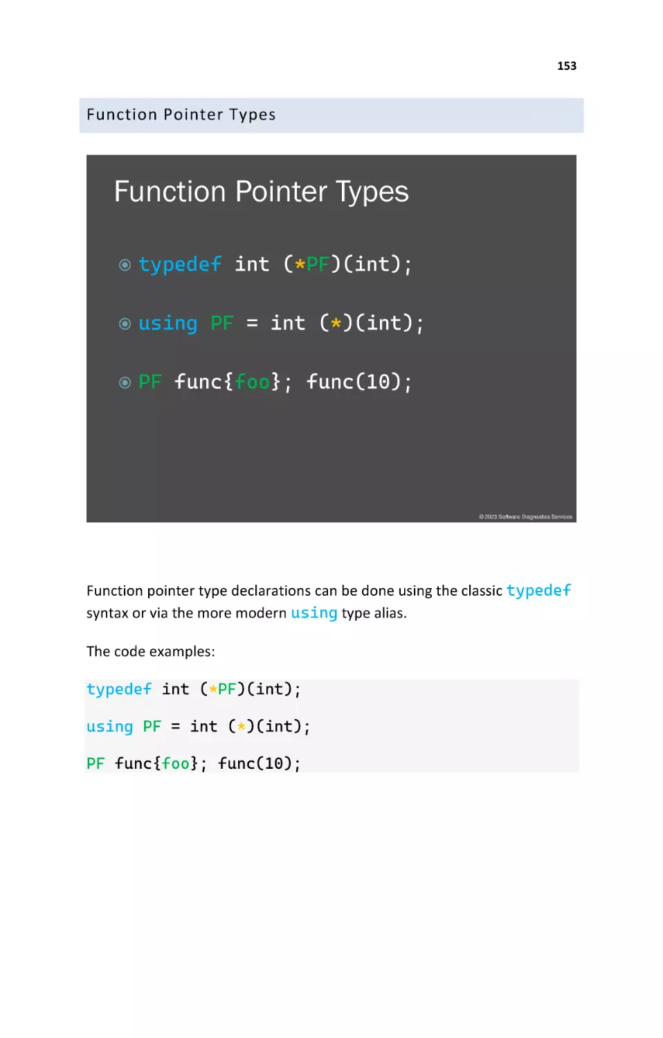 Function Pointer Types