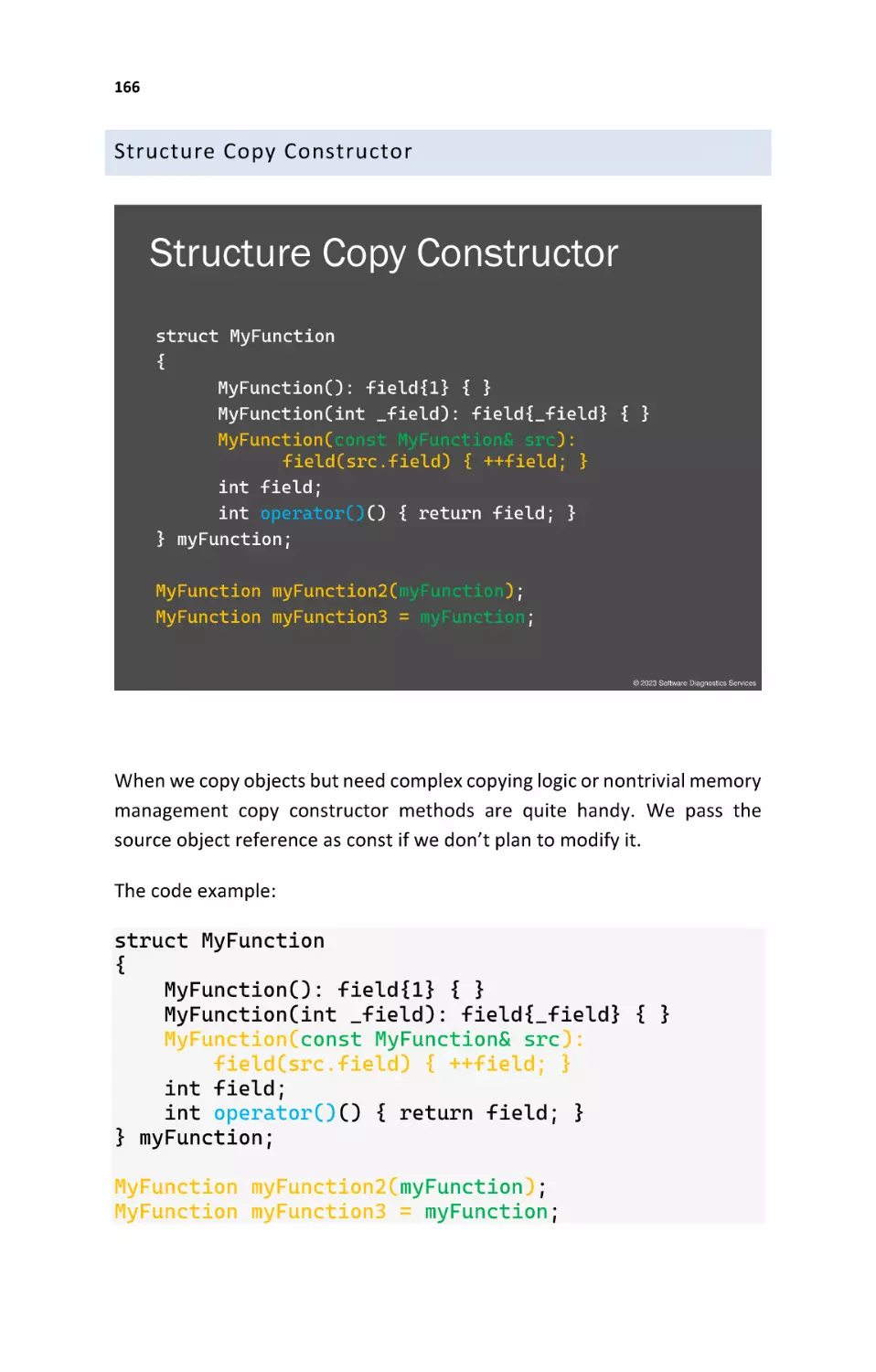 Structure Copy Constructor