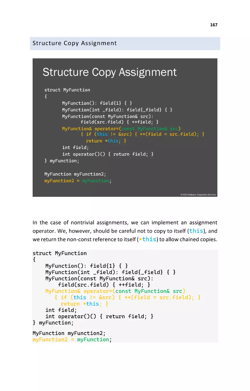 Structure Copy Assignment