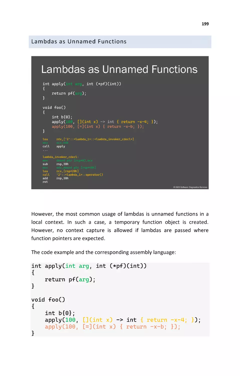 Lambdas as Unnamed Functions