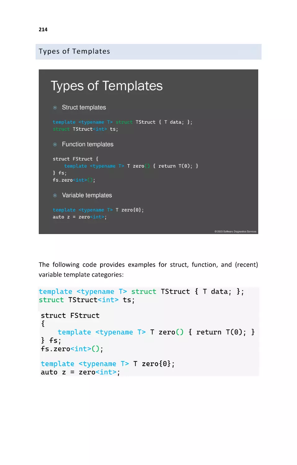 Types of Templates