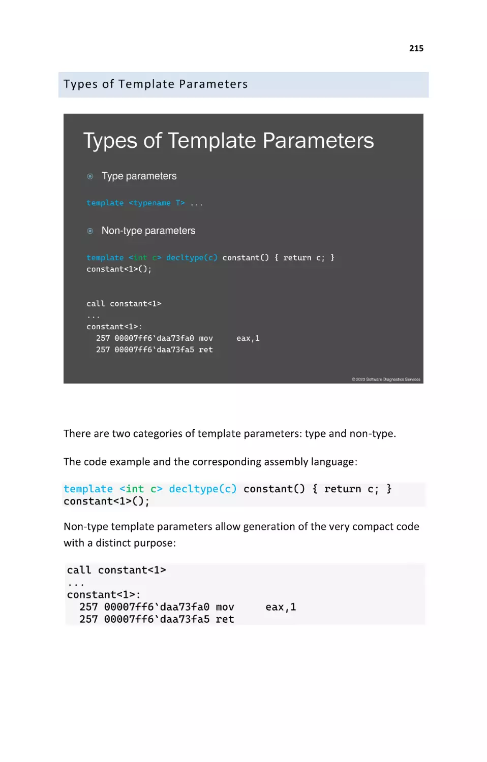 Types of Template Parameters