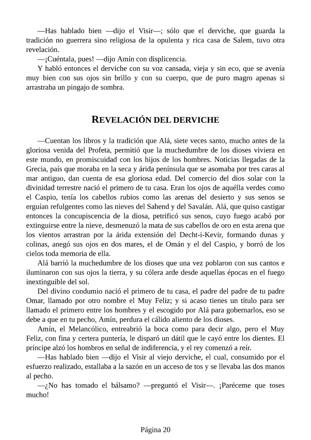 Revelación del Derviche