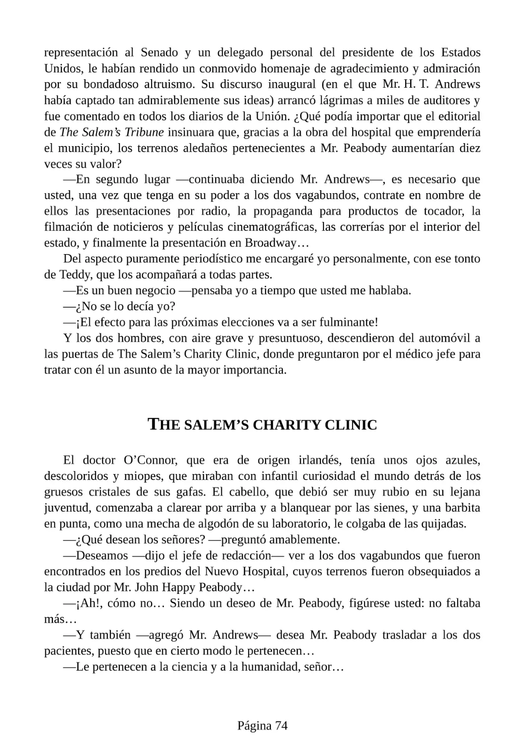 The Salem’s Charity Clinic