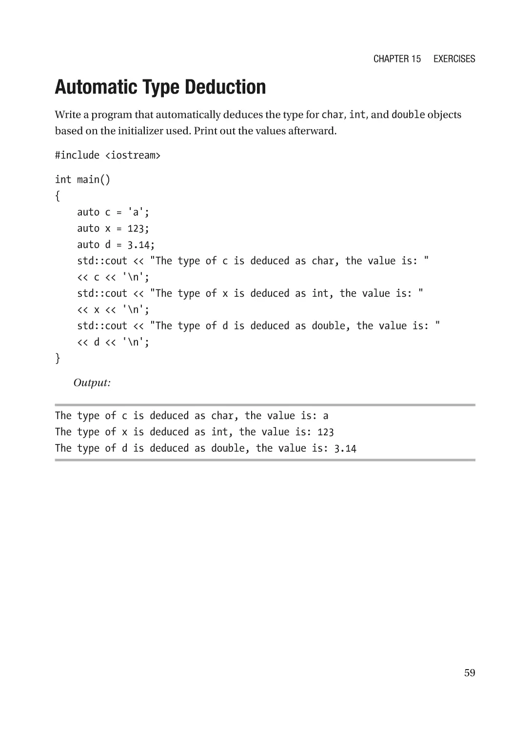 Automatic Type Deduction