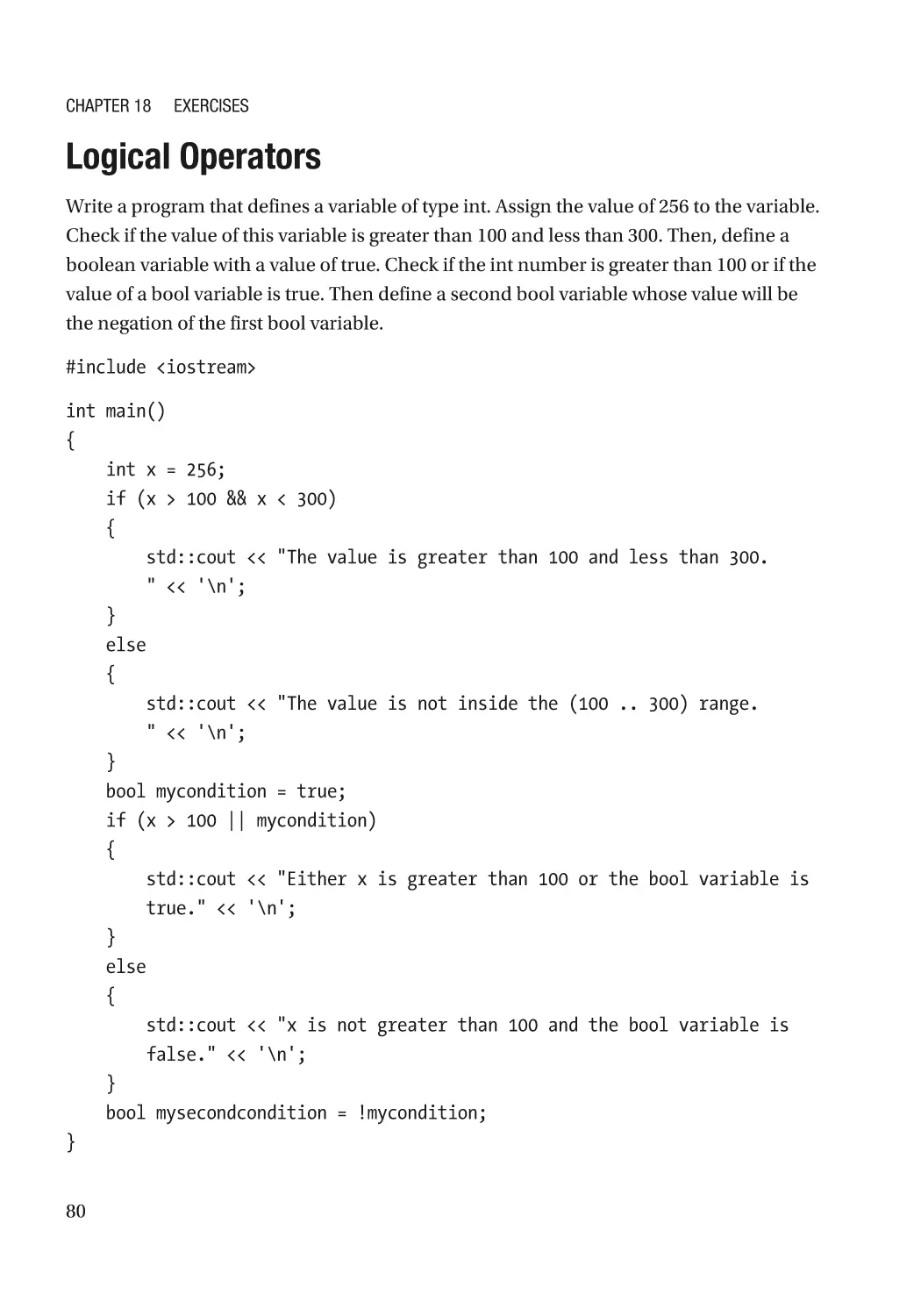 Logical Operators