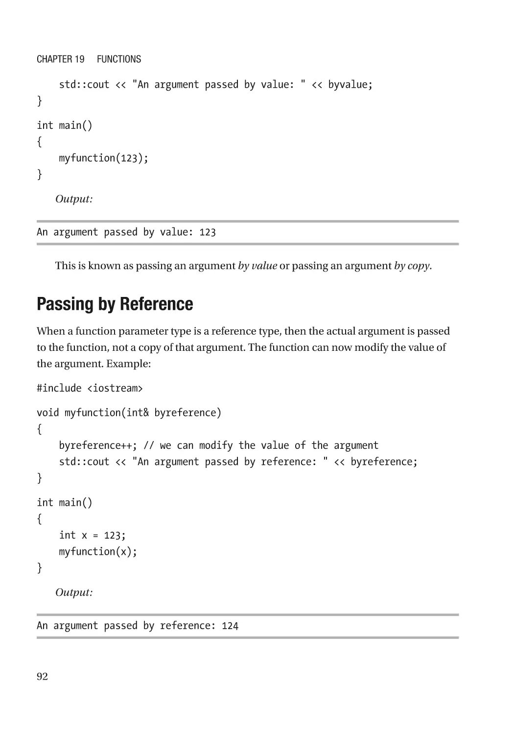 Passing by Reference