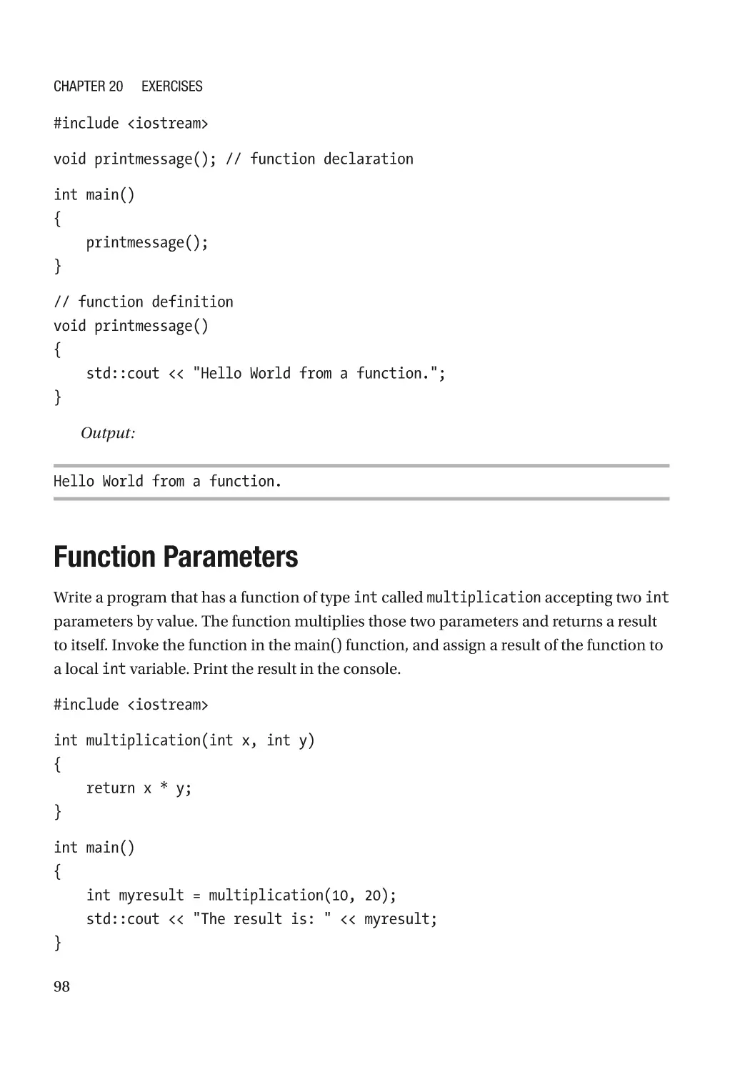 Function Parameters