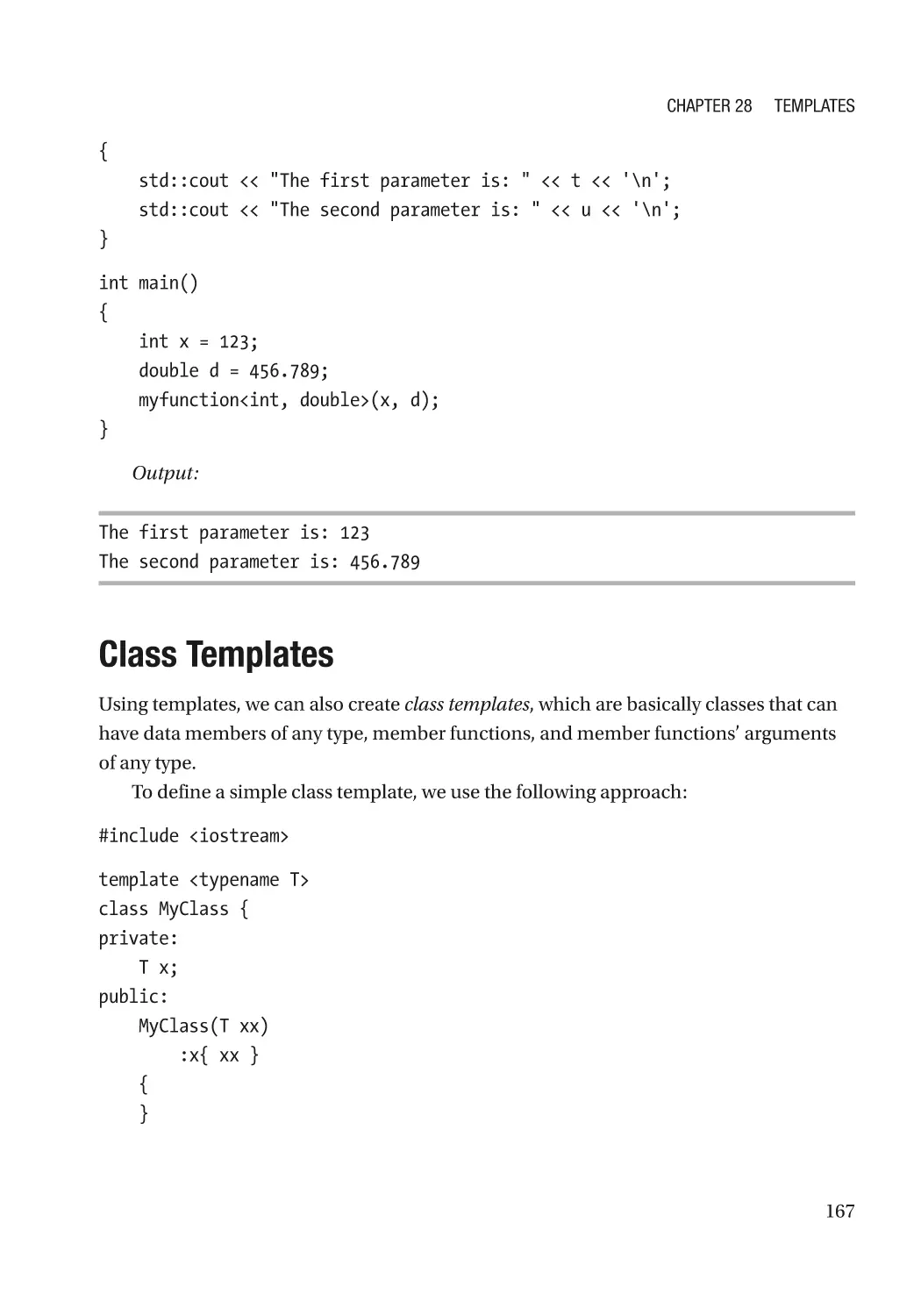 Class Templates