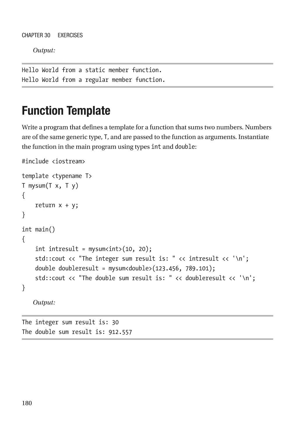 Function Template