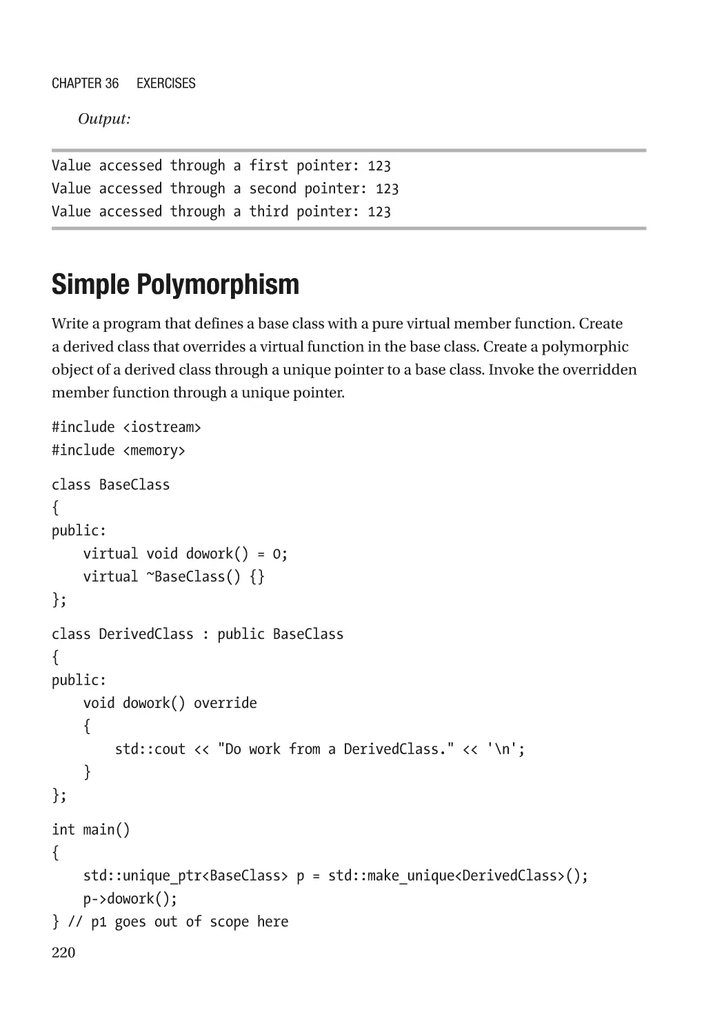 Simple Polymorphism