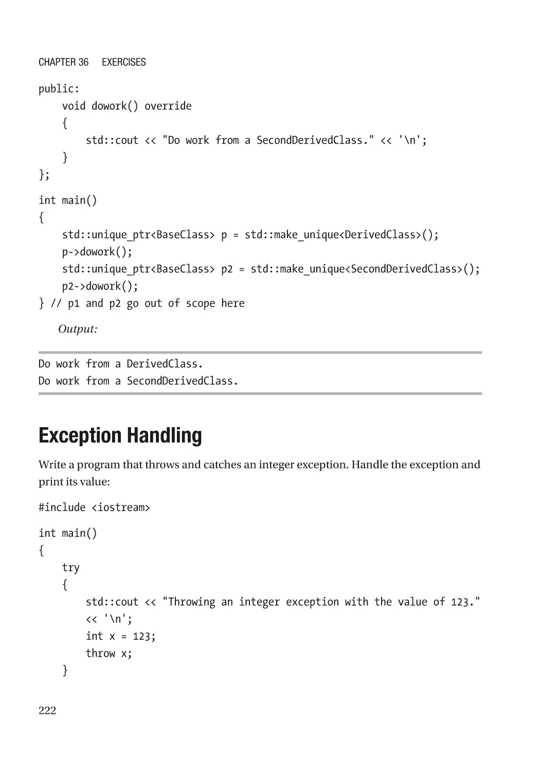 Exception Handling