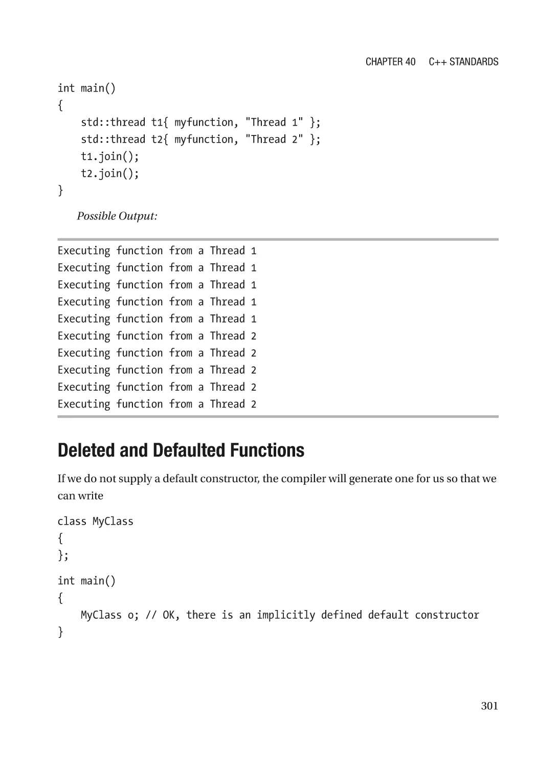 Deleted and Defaulted Functions