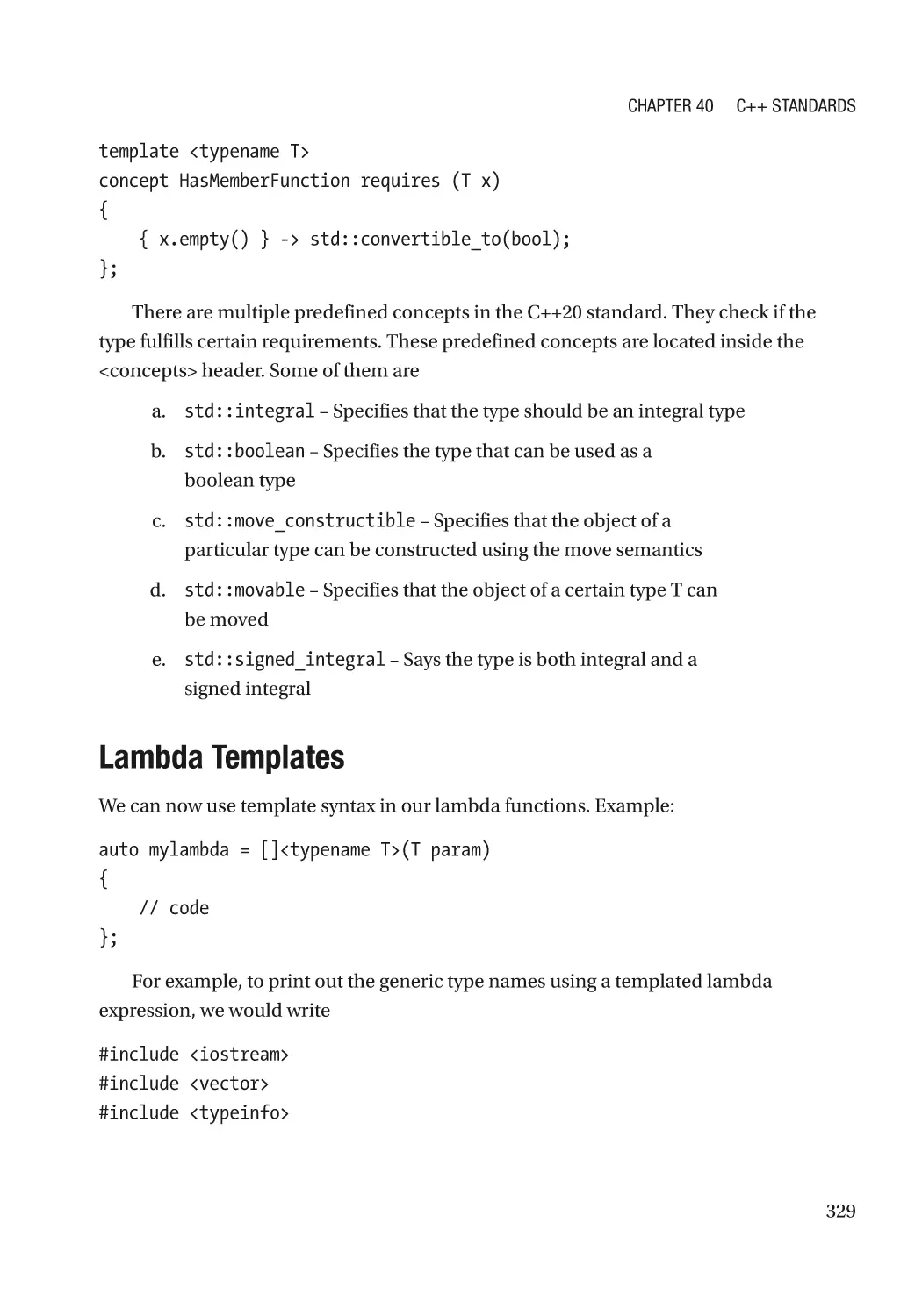 Lambda Templates