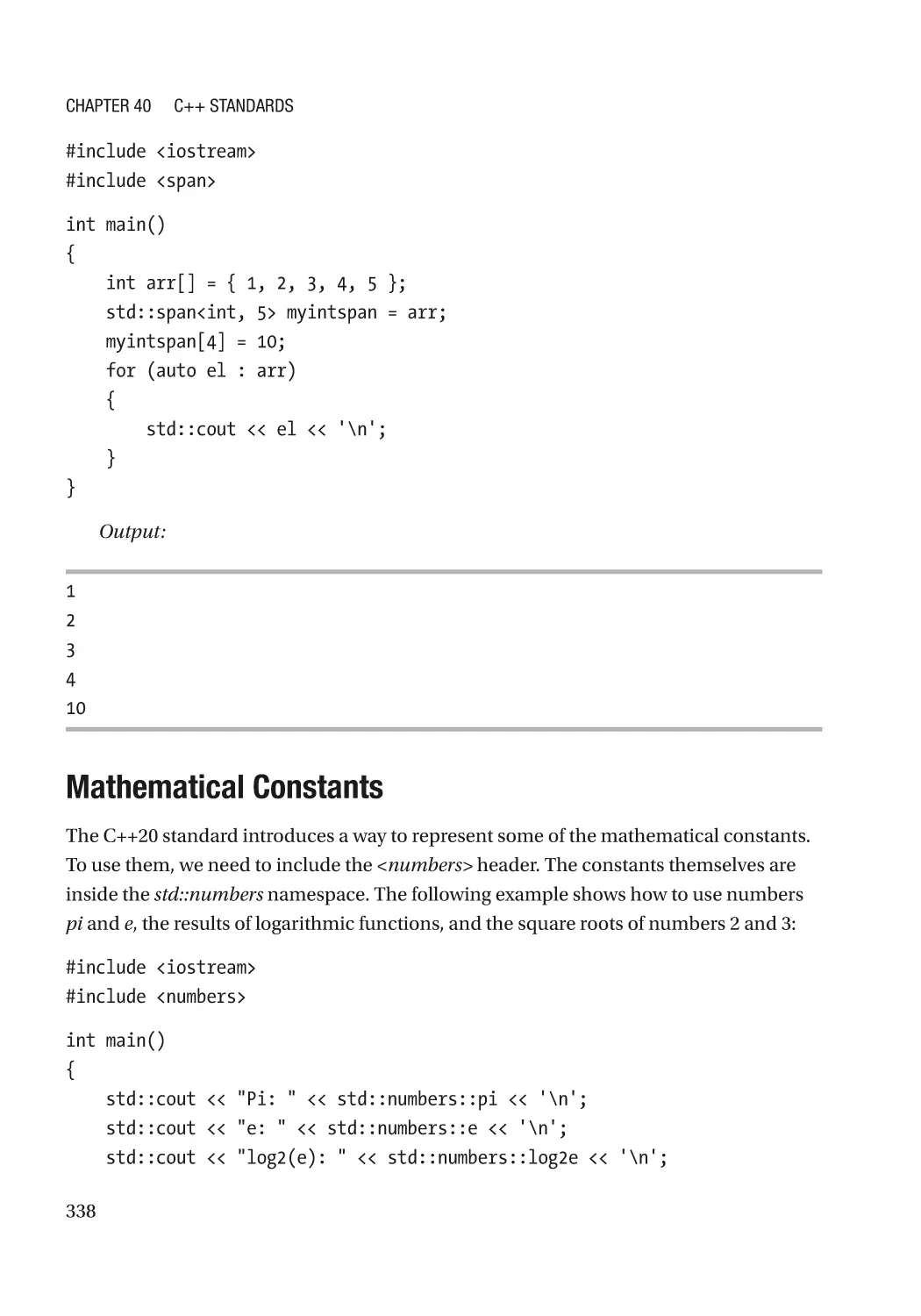 Mathematical Constants