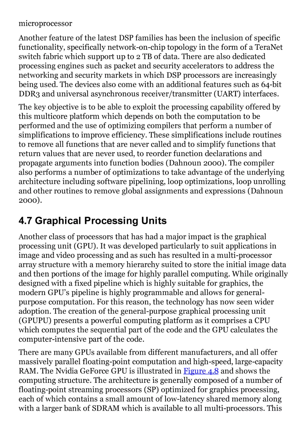 4.7 Graphical Processing Units