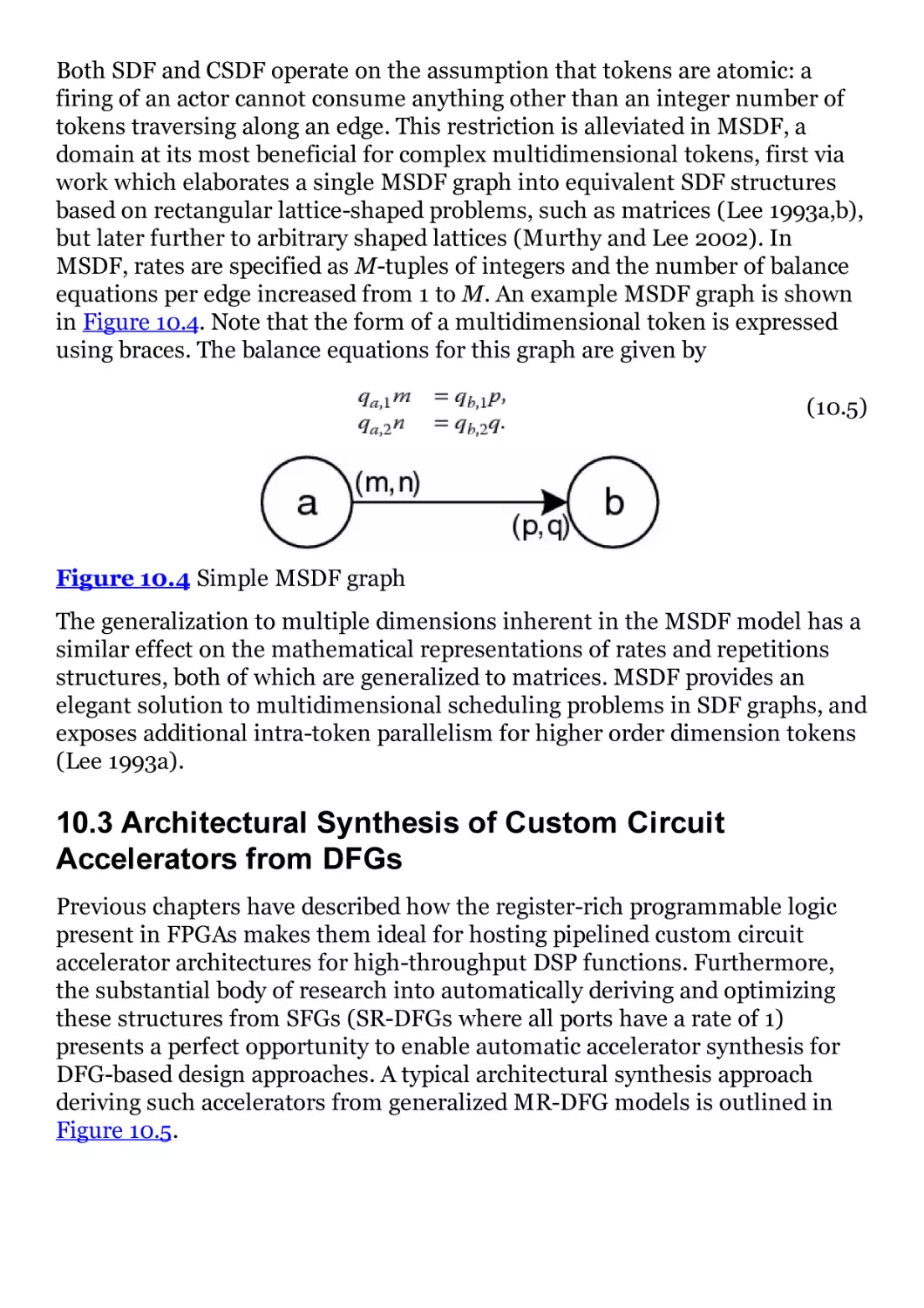 10.3 Architectural Synthesis of Custom Circuit Accelerators from DFGs