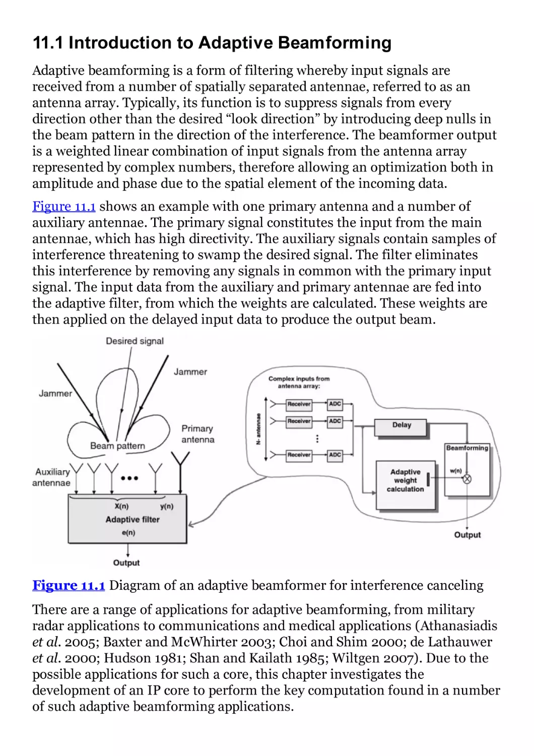 11.1 Introduction to Adaptive Beamforming