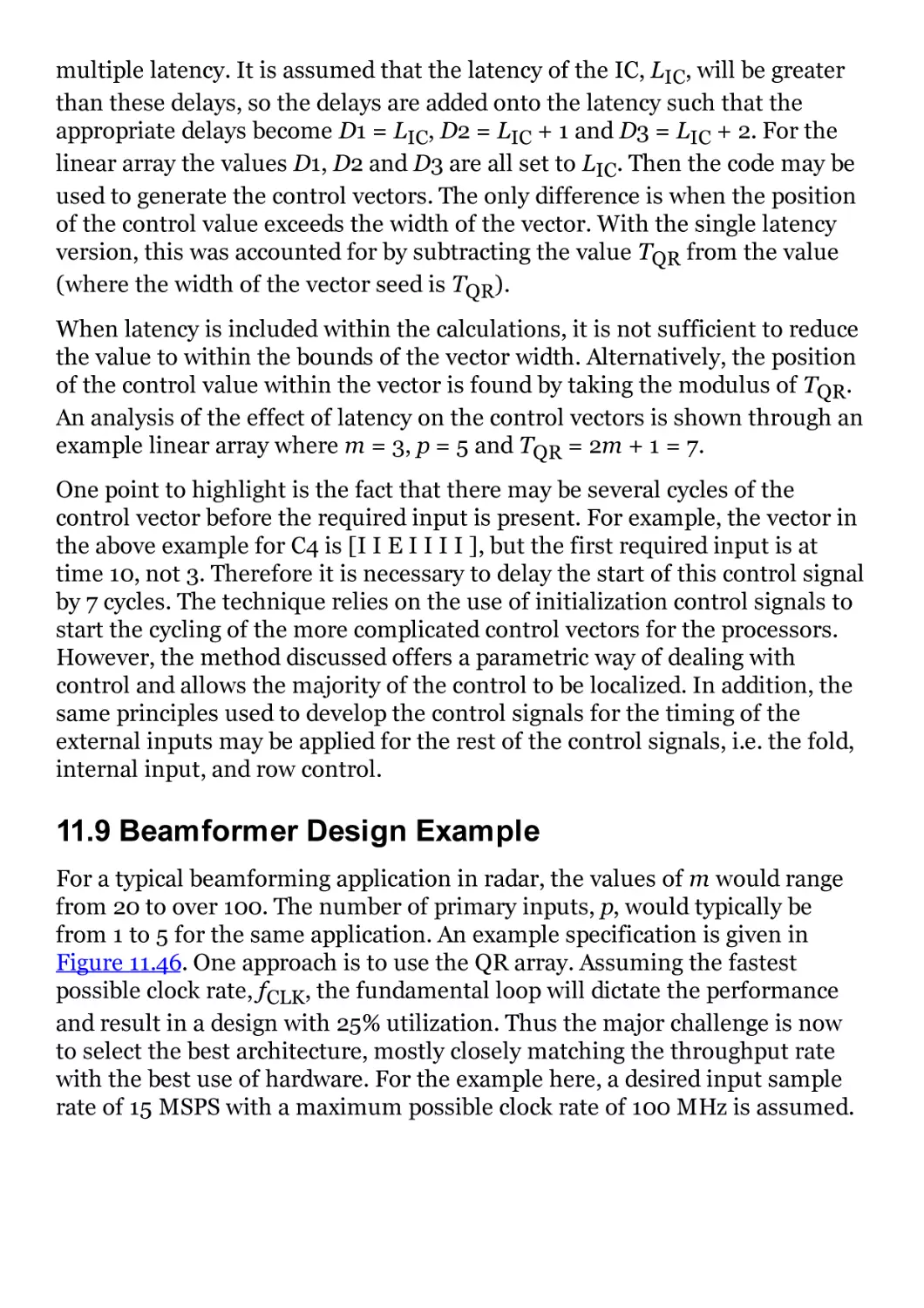 11.9 Beamformer Design Example