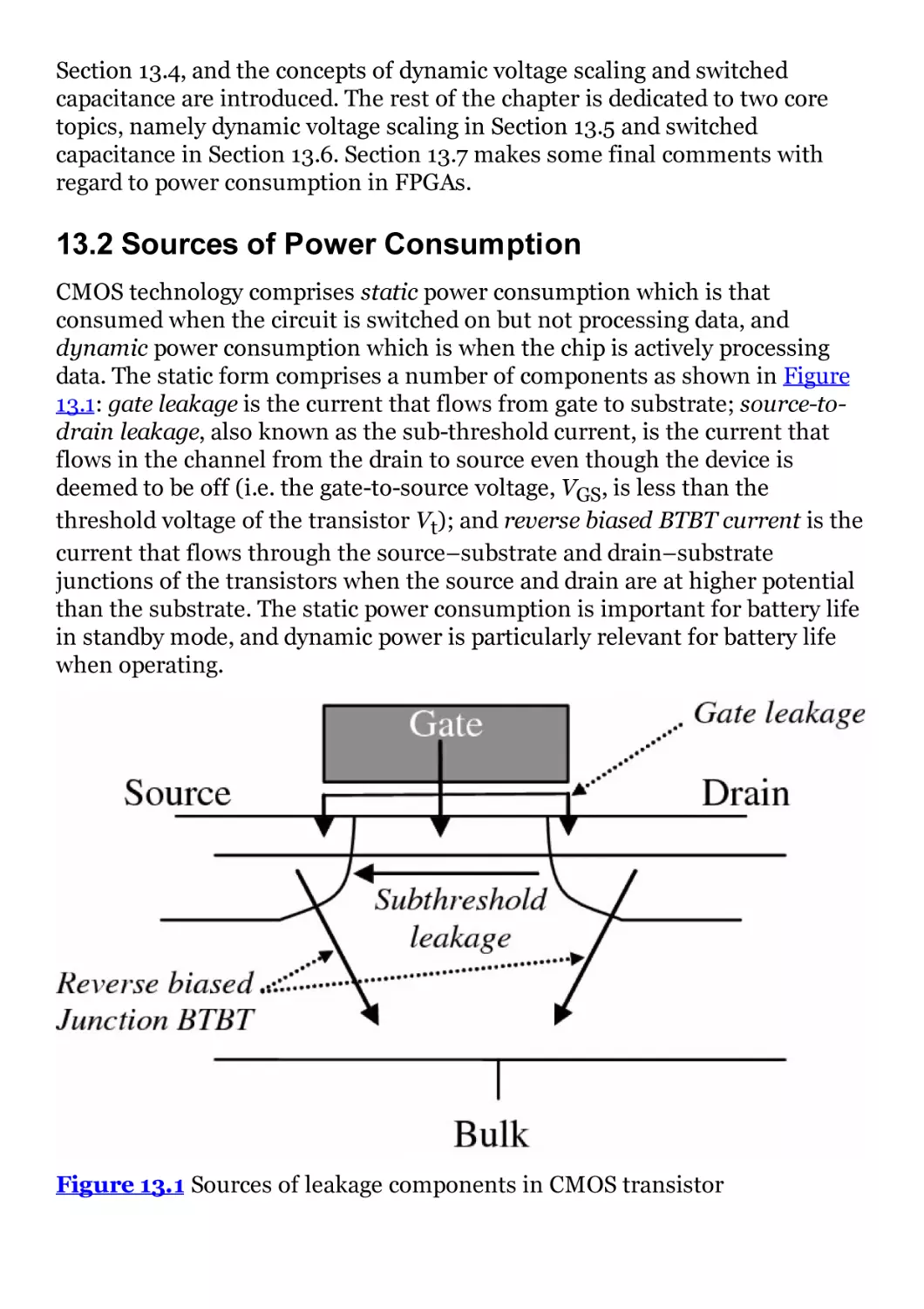 13.2 Sources of Power Consumption