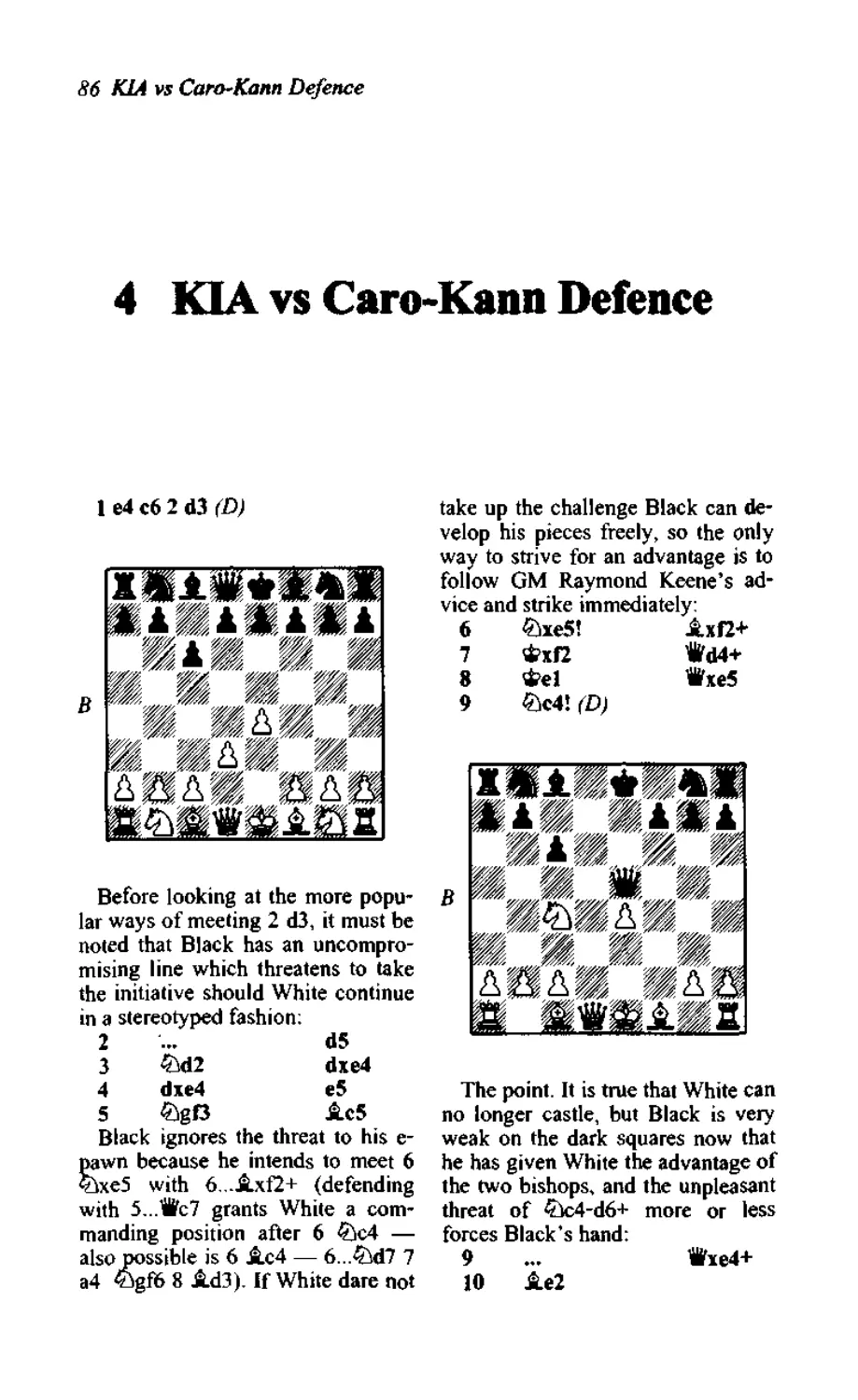 4. KIA vs Caro-Kann defence