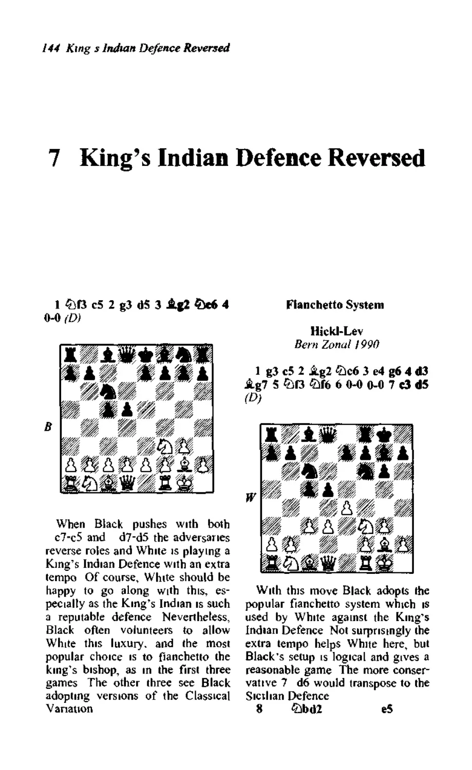 7. King's indian defence reversed
