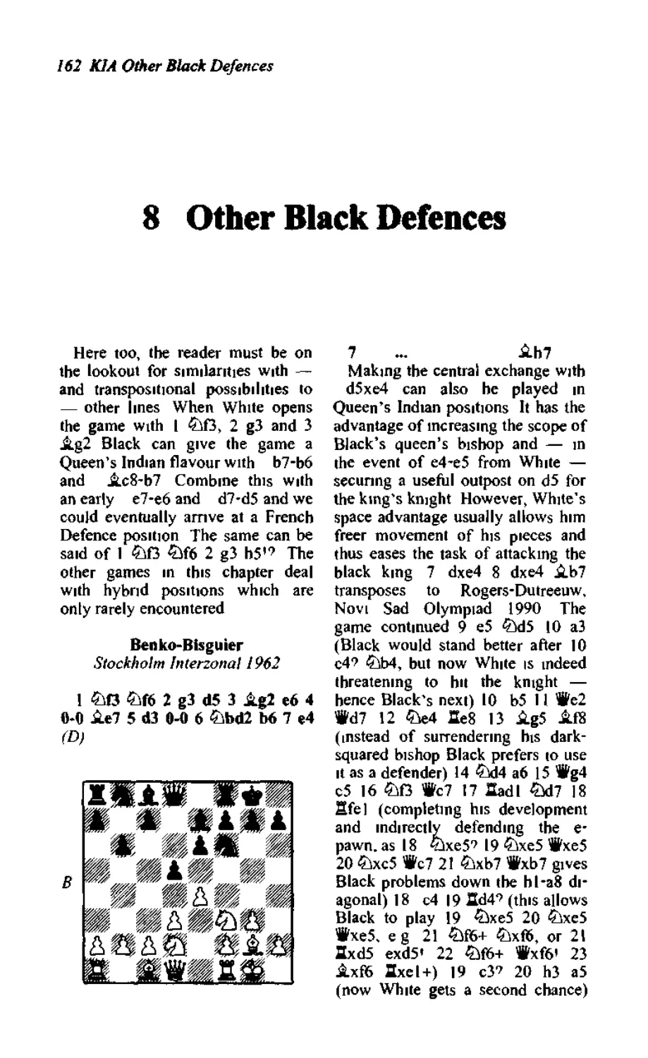 8. Other Black defences