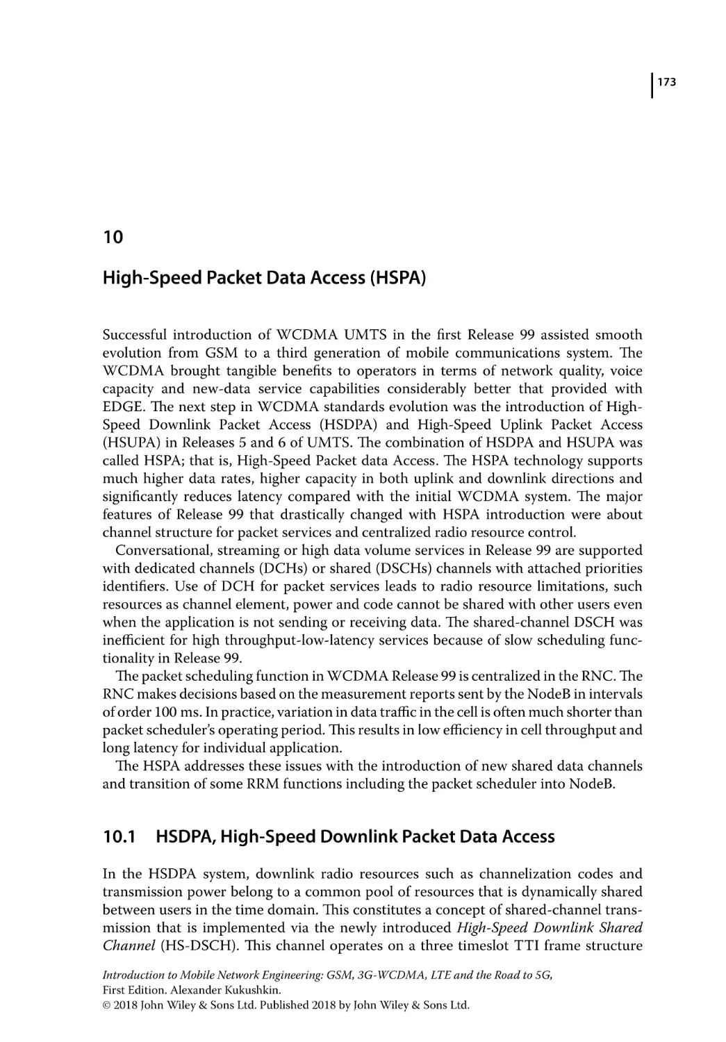 10 High-Speed Packet Data Access (HSPA)