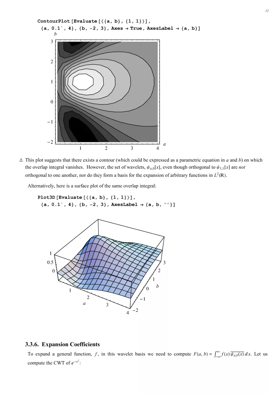 3.3.6. Expansion Coefficients