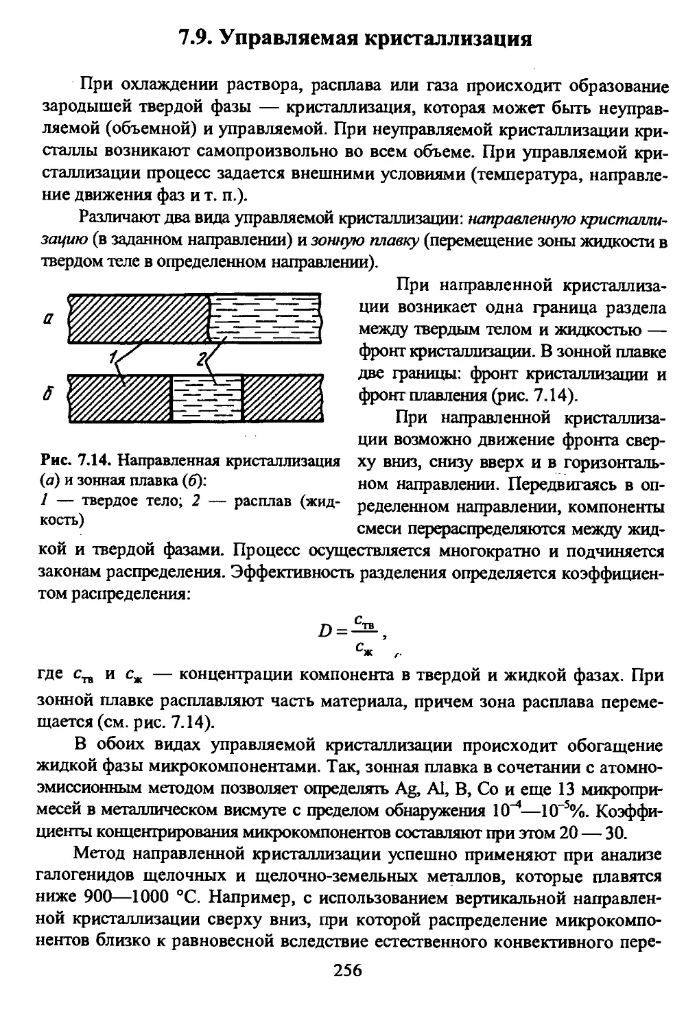 7.9. Управляемая кристаллизация