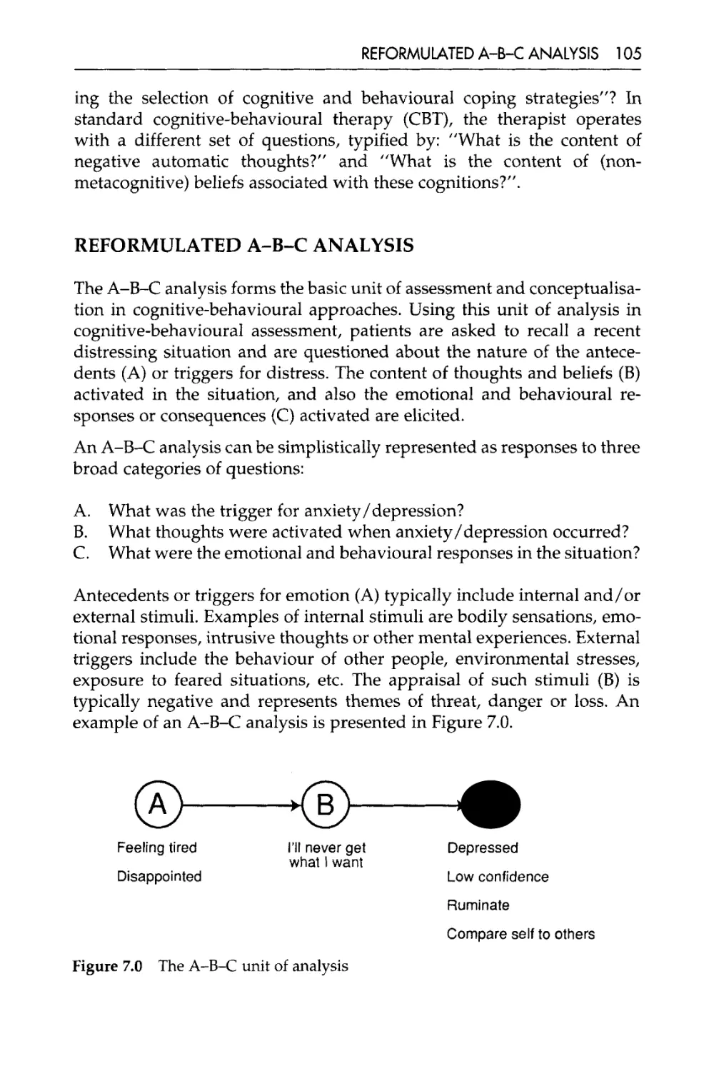 Reformulated A–B–C analysis